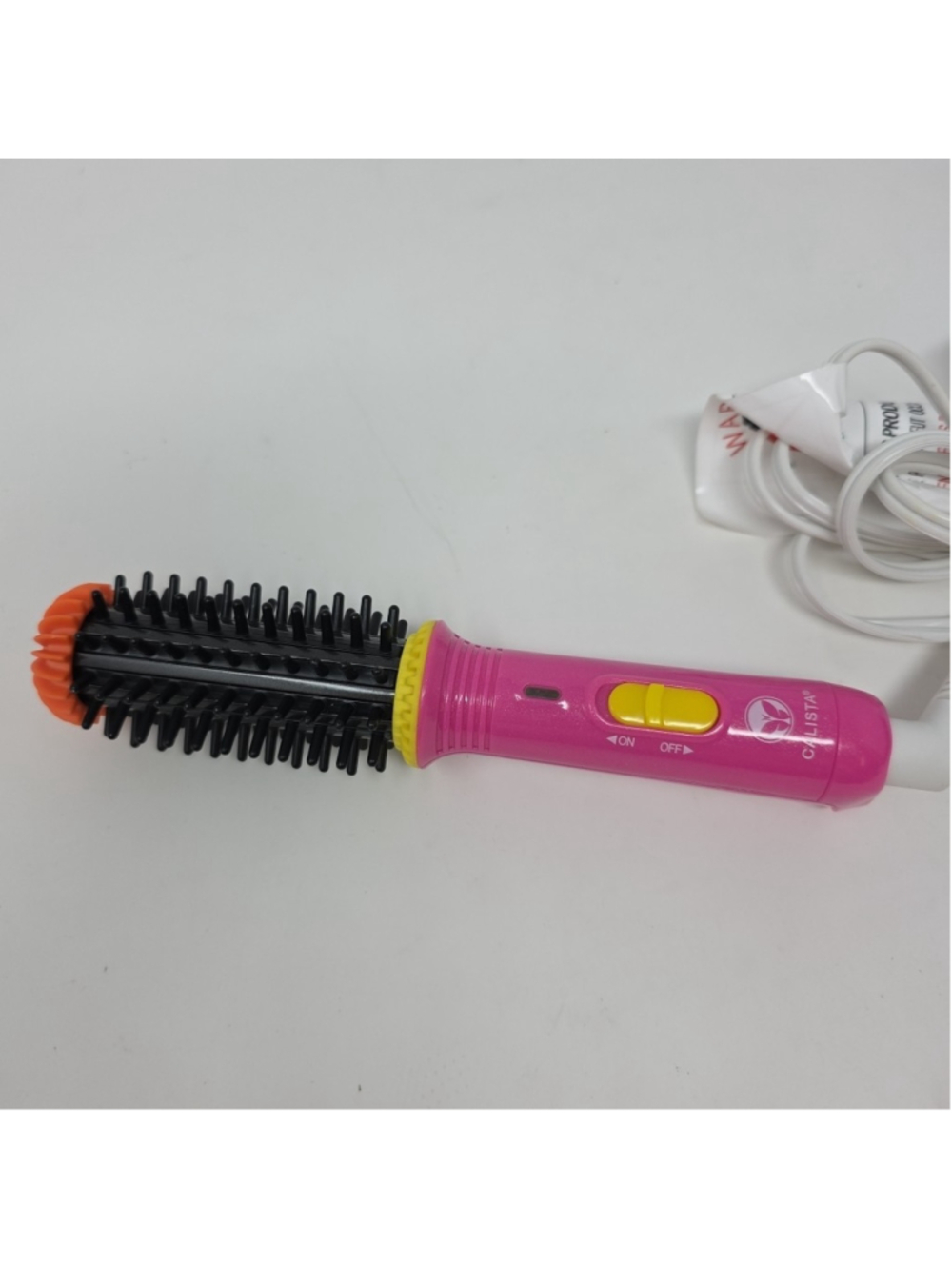 Calista GOGO MINI Pink Curling Round Brush Styling Tool Travel
